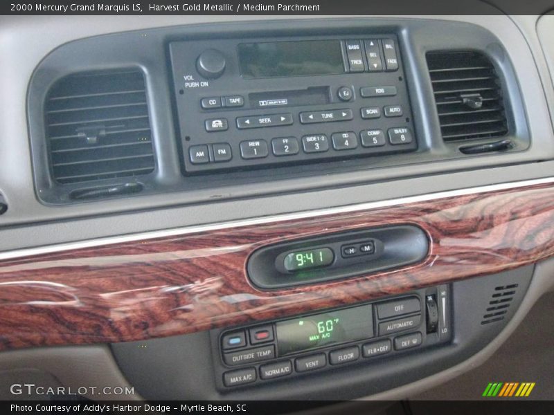 Harvest Gold Metallic / Medium Parchment 2000 Mercury Grand Marquis LS