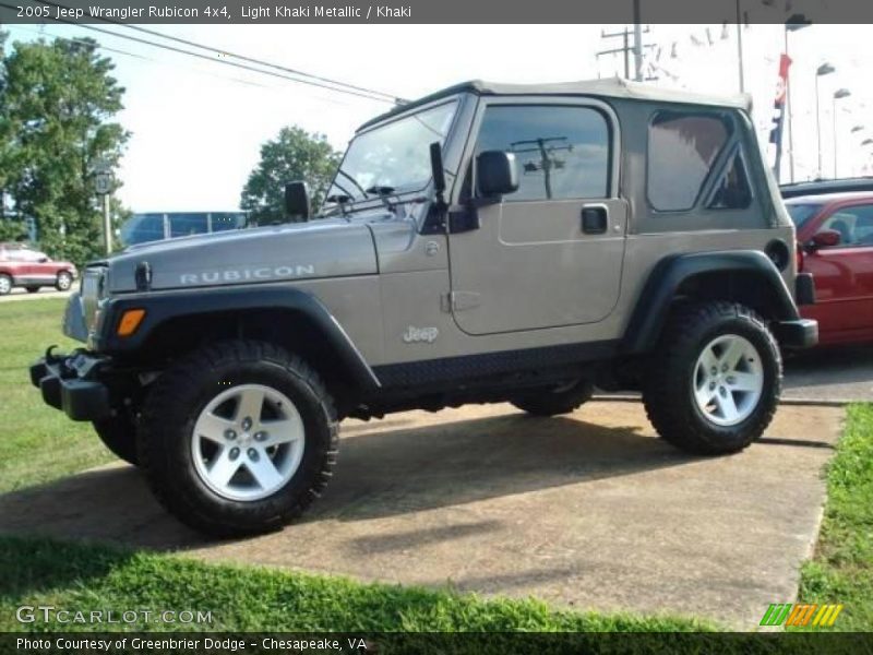 Light Khaki Metallic / Khaki 2005 Jeep Wrangler Rubicon 4x4