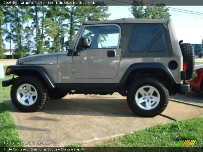 Light Khaki Metallic / Khaki 2005 Jeep Wrangler Rubicon 4x4