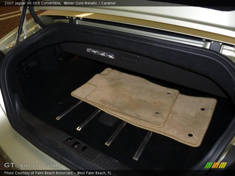 Winter Gold Metallic / Caramel 2007 Jaguar XK XK8 Convertible