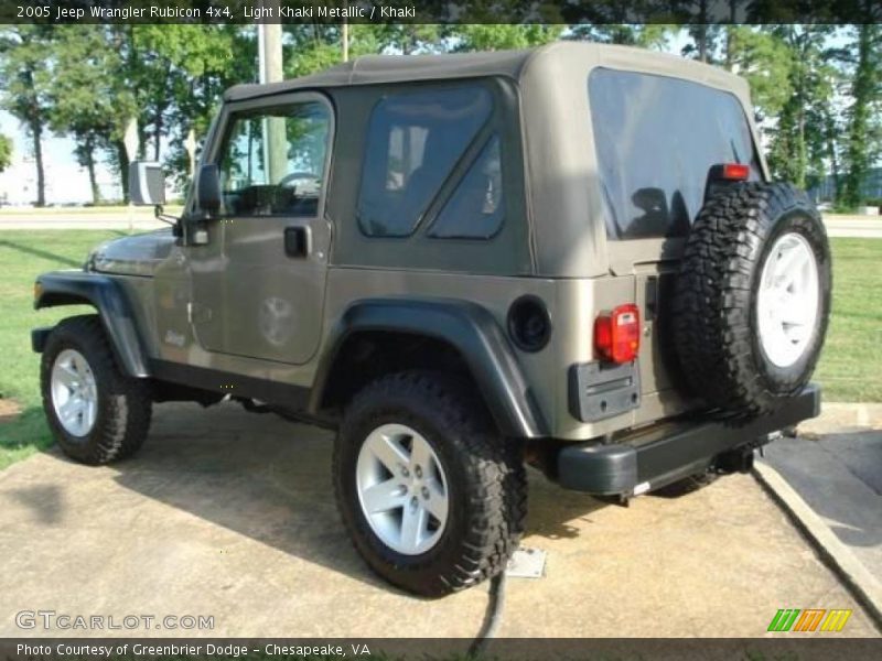 Light Khaki Metallic / Khaki 2005 Jeep Wrangler Rubicon 4x4