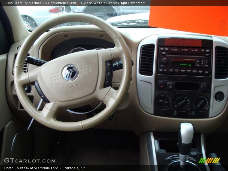 Oxford White / Pebble/Light Parchment 2005 Mercury Mariner V6 Convenience 4WD