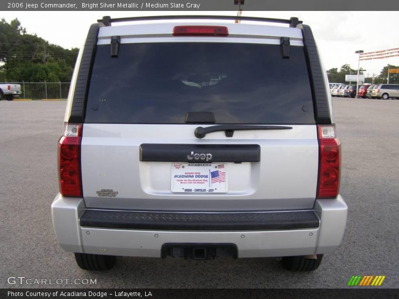 Bright Silver Metallic / Medium Slate Gray 2006 Jeep Commander