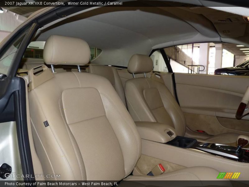 Winter Gold Metallic / Caramel 2007 Jaguar XK XK8 Convertible