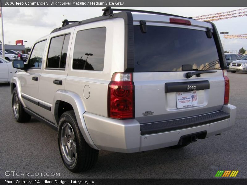 Bright Silver Metallic / Medium Slate Gray 2006 Jeep Commander