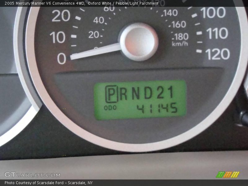 Oxford White / Pebble/Light Parchment 2005 Mercury Mariner V6 Convenience 4WD