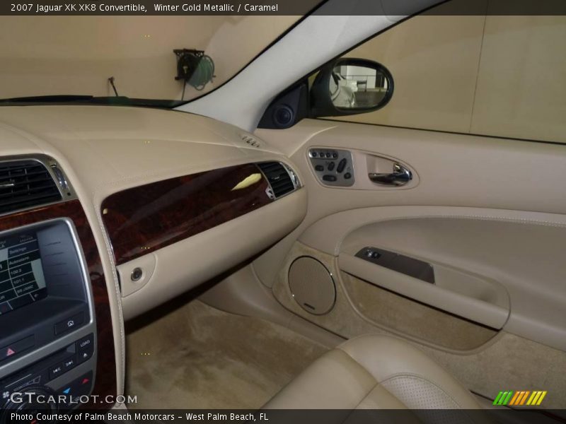 Winter Gold Metallic / Caramel 2007 Jaguar XK XK8 Convertible