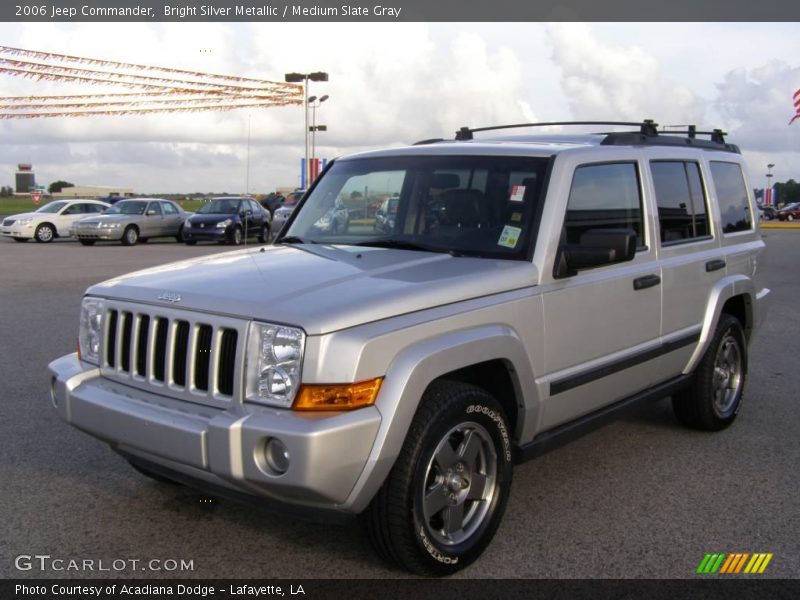 Bright Silver Metallic / Medium Slate Gray 2006 Jeep Commander