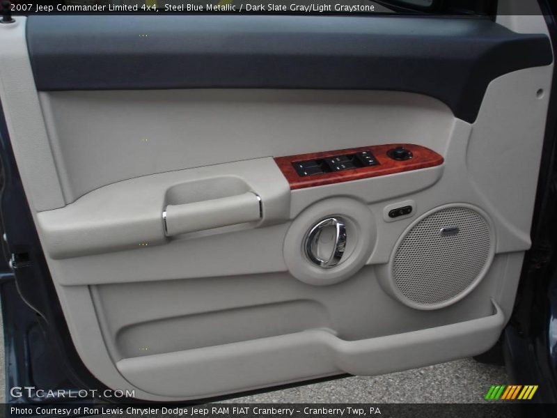 Steel Blue Metallic / Dark Slate Gray/Light Graystone 2007 Jeep Commander Limited 4x4