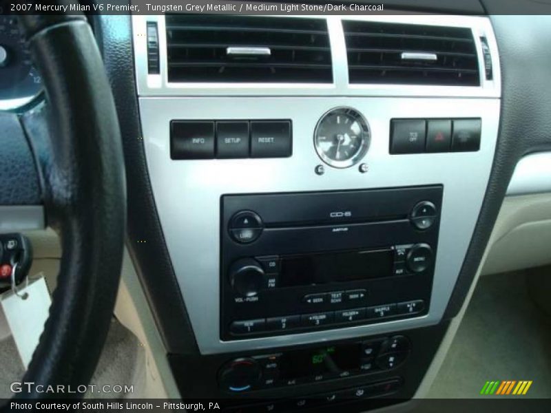 Tungsten Grey Metallic / Medium Light Stone/Dark Charcoal 2007 Mercury Milan V6 Premier