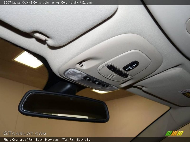 Winter Gold Metallic / Caramel 2007 Jaguar XK XK8 Convertible