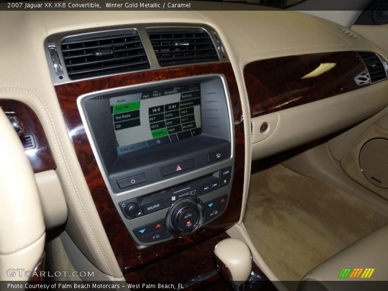 Winter Gold Metallic / Caramel 2007 Jaguar XK XK8 Convertible