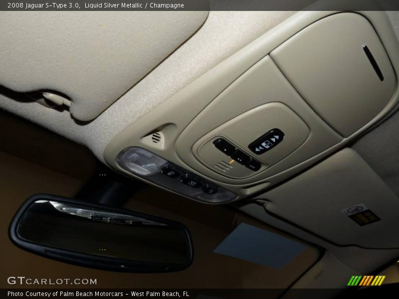 Liquid Silver Metallic / Champagne 2008 Jaguar S-Type 3.0