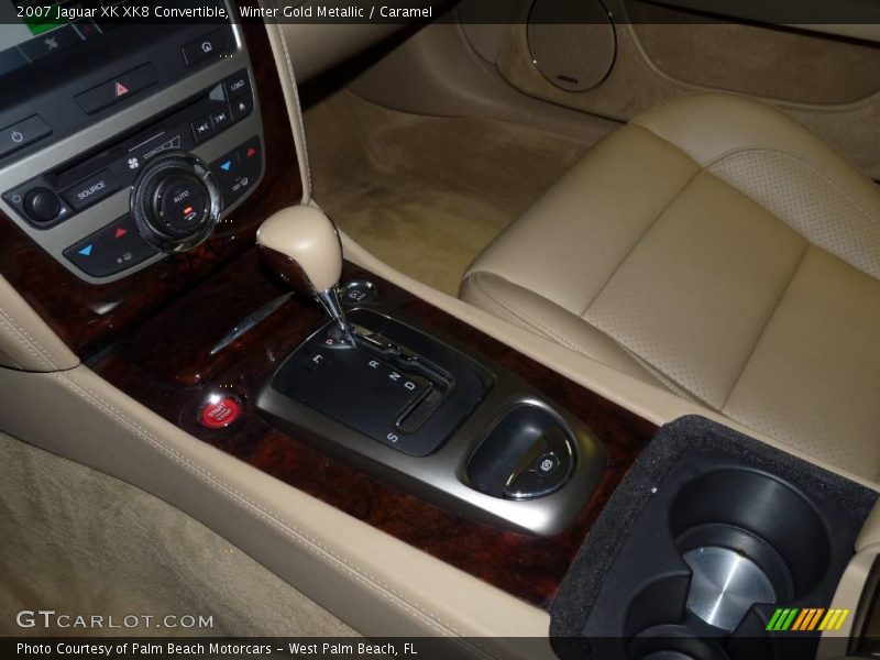 Winter Gold Metallic / Caramel 2007 Jaguar XK XK8 Convertible