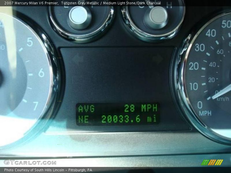 Tungsten Grey Metallic / Medium Light Stone/Dark Charcoal 2007 Mercury Milan V6 Premier
