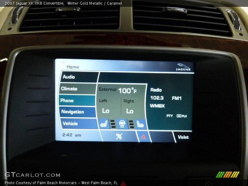 Winter Gold Metallic / Caramel 2007 Jaguar XK XK8 Convertible