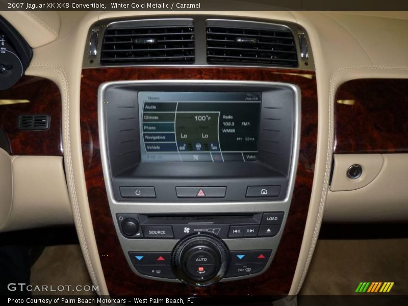 Winter Gold Metallic / Caramel 2007 Jaguar XK XK8 Convertible