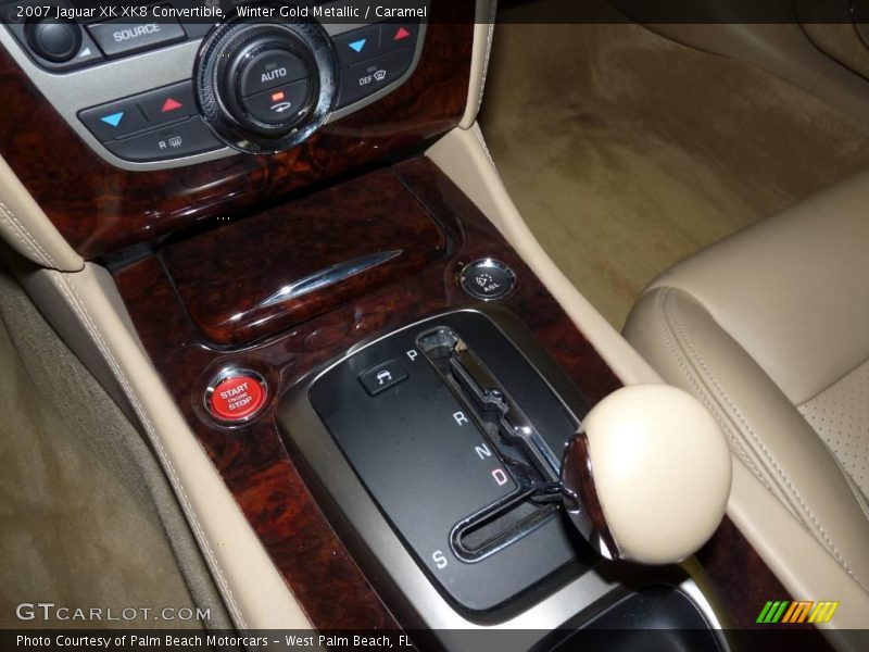 Winter Gold Metallic / Caramel 2007 Jaguar XK XK8 Convertible