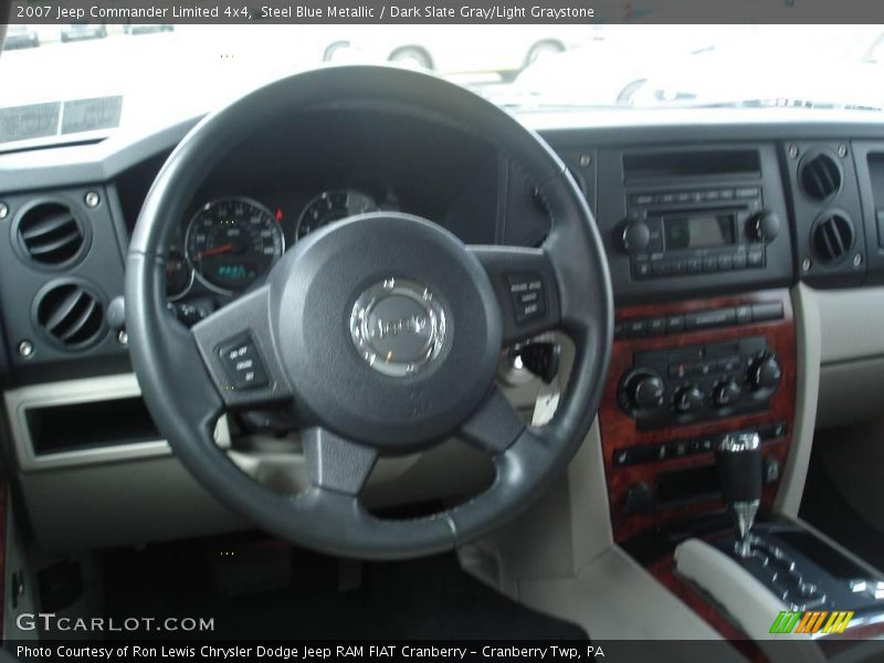 Steel Blue Metallic / Dark Slate Gray/Light Graystone 2007 Jeep Commander Limited 4x4