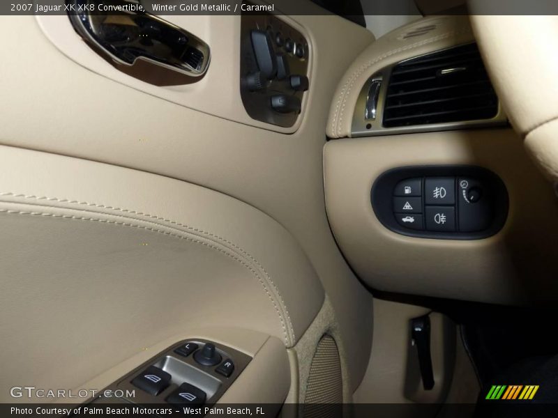 Winter Gold Metallic / Caramel 2007 Jaguar XK XK8 Convertible