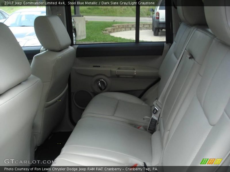 Steel Blue Metallic / Dark Slate Gray/Light Graystone 2007 Jeep Commander Limited 4x4