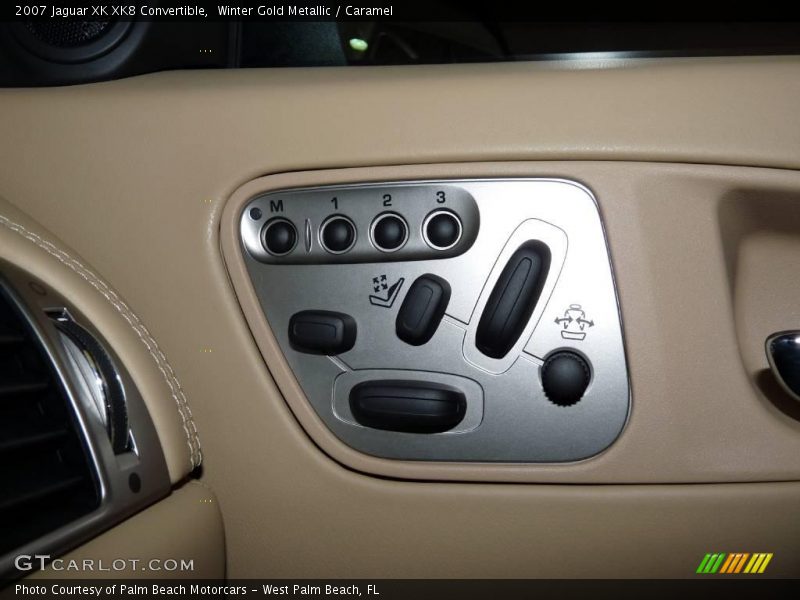 Winter Gold Metallic / Caramel 2007 Jaguar XK XK8 Convertible
