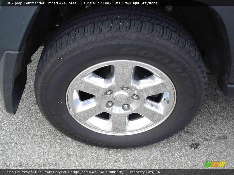 Steel Blue Metallic / Dark Slate Gray/Light Graystone 2007 Jeep Commander Limited 4x4