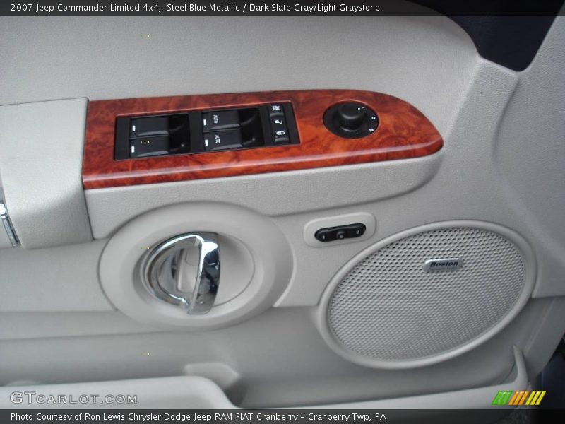 Steel Blue Metallic / Dark Slate Gray/Light Graystone 2007 Jeep Commander Limited 4x4