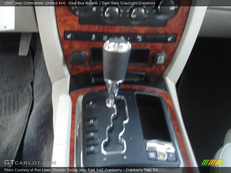 Steel Blue Metallic / Dark Slate Gray/Light Graystone 2007 Jeep Commander Limited 4x4