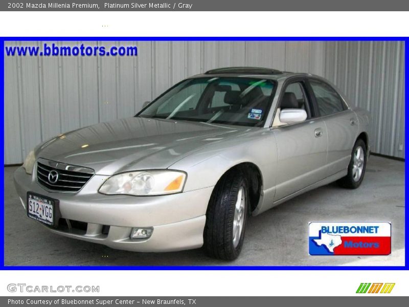 Platinum Silver Metallic / Gray 2002 Mazda Millenia Premium