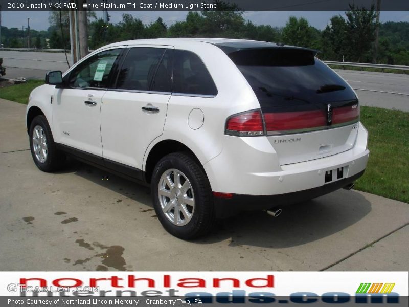 White Platinum Tri-Coat / Medium Light Stone 2010 Lincoln MKX FWD