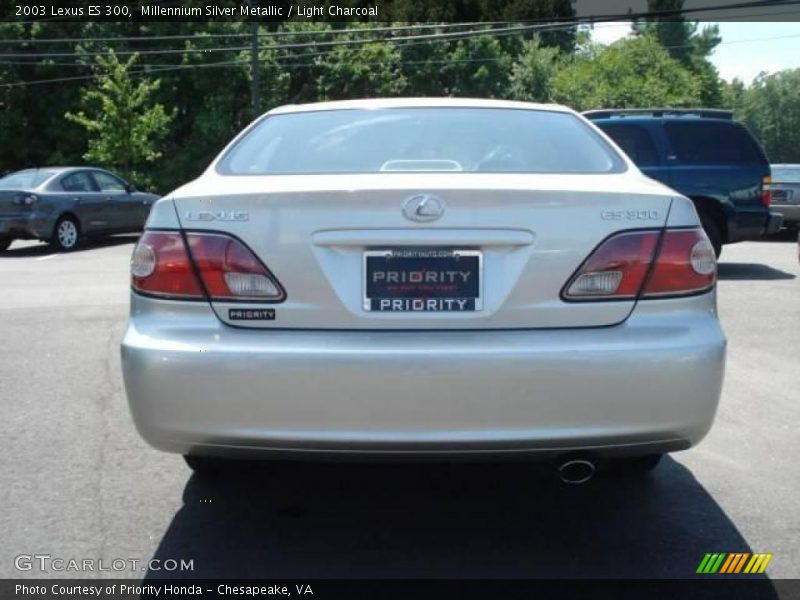 Millennium Silver Metallic / Light Charcoal 2003 Lexus ES 300