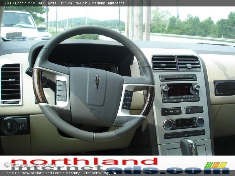 White Platinum Tri-Coat / Medium Light Stone 2010 Lincoln MKX FWD