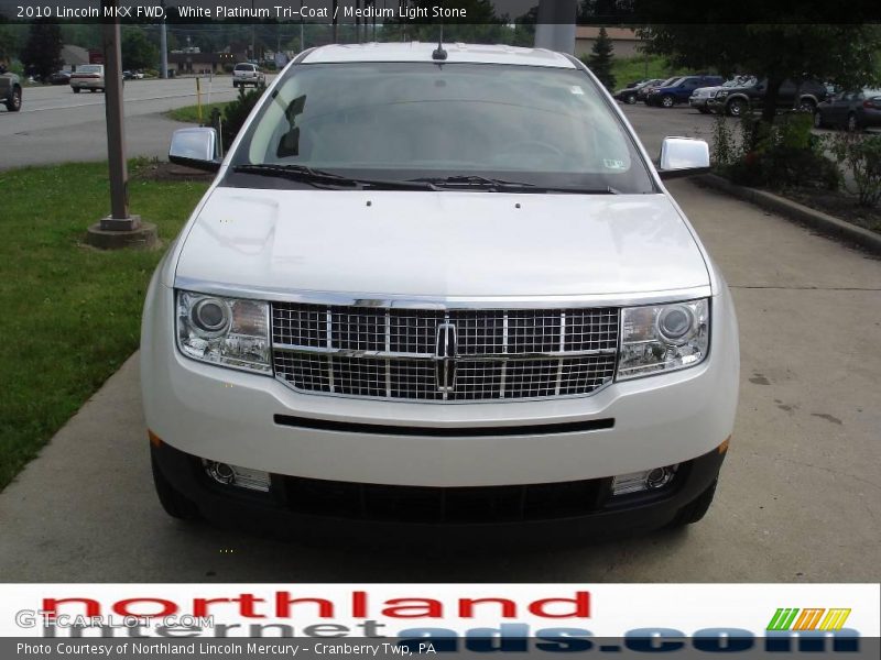 White Platinum Tri-Coat / Medium Light Stone 2010 Lincoln MKX FWD