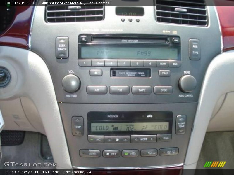 Millennium Silver Metallic / Light Charcoal 2003 Lexus ES 300