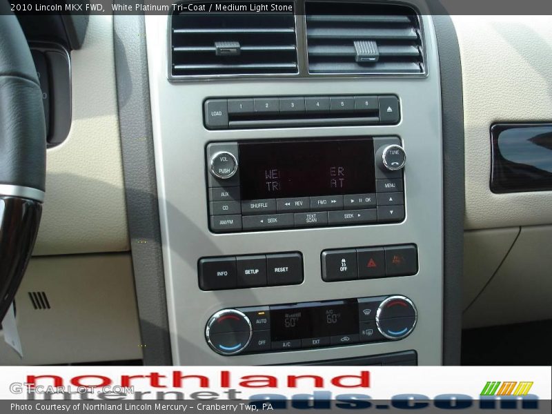 White Platinum Tri-Coat / Medium Light Stone 2010 Lincoln MKX FWD
