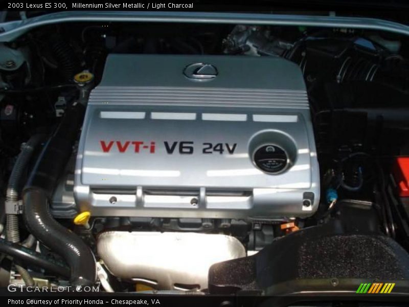 Millennium Silver Metallic / Light Charcoal 2003 Lexus ES 300