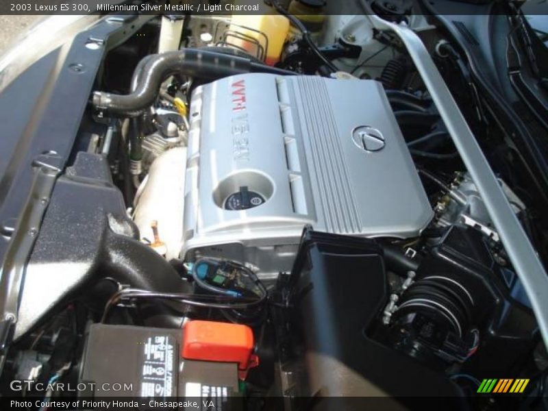 Millennium Silver Metallic / Light Charcoal 2003 Lexus ES 300