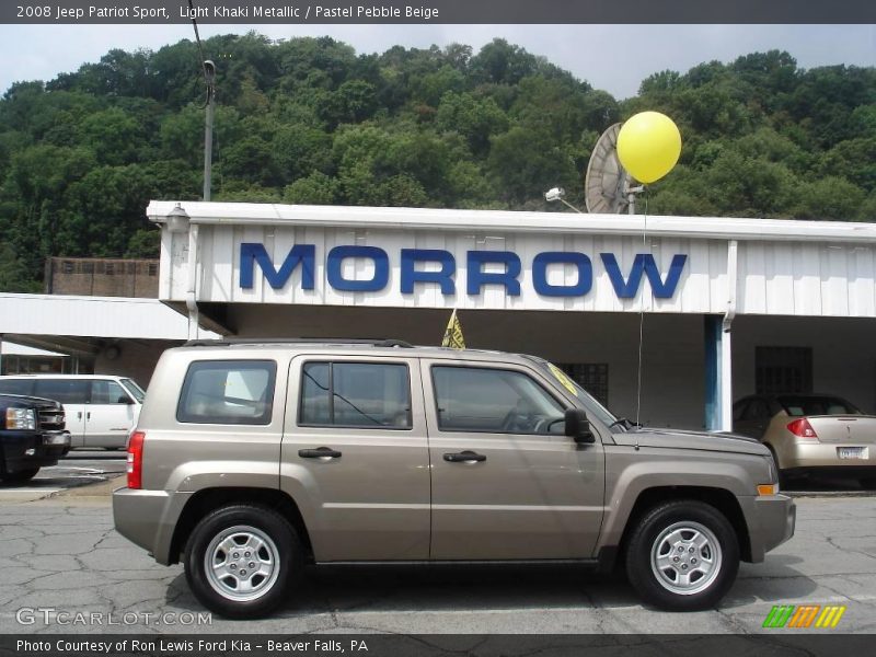 Light Khaki Metallic / Pastel Pebble Beige 2008 Jeep Patriot Sport