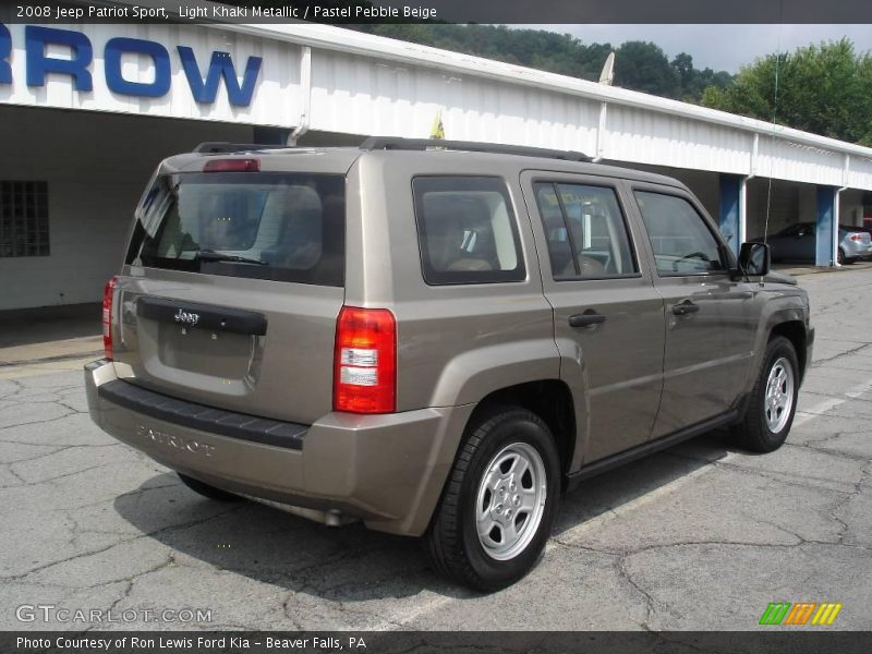 Light Khaki Metallic / Pastel Pebble Beige 2008 Jeep Patriot Sport