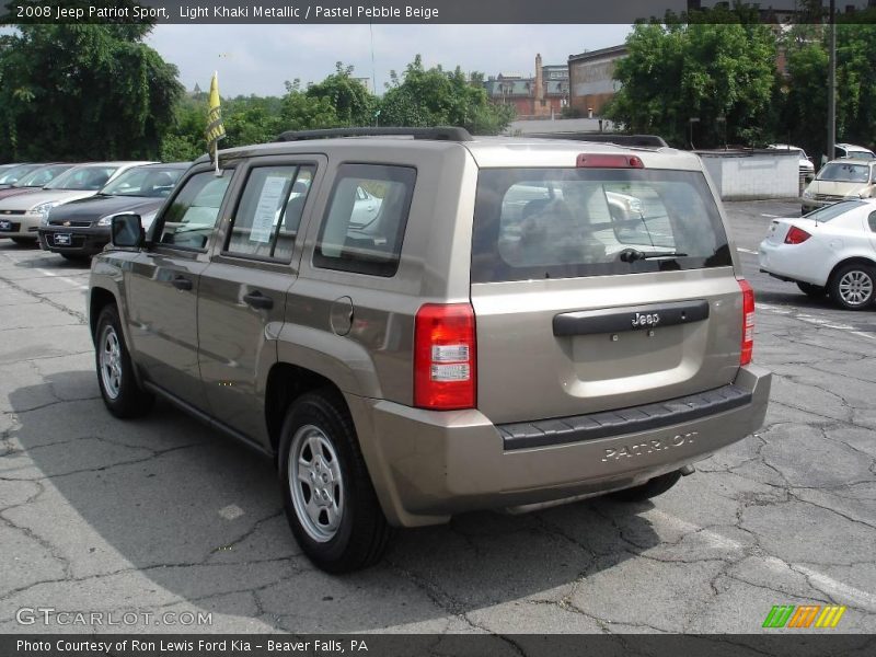 Light Khaki Metallic / Pastel Pebble Beige 2008 Jeep Patriot Sport