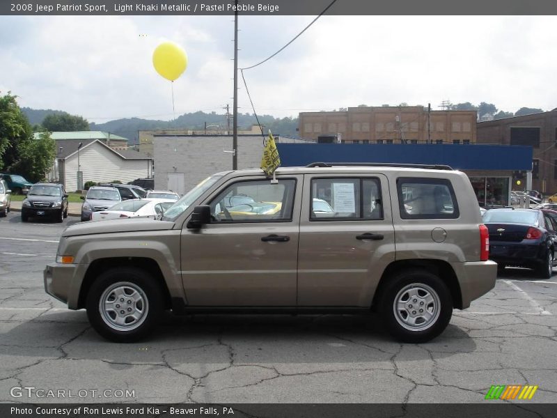 Light Khaki Metallic / Pastel Pebble Beige 2008 Jeep Patriot Sport