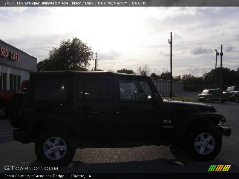 Black / Dark Slate Gray/Medium Slate Gray 2007 Jeep Wrangler Unlimited X 4x4