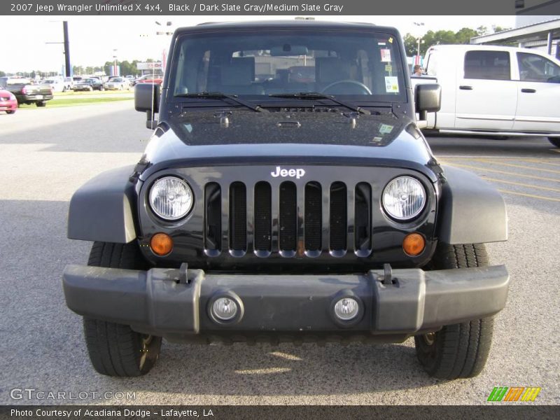 Black / Dark Slate Gray/Medium Slate Gray 2007 Jeep Wrangler Unlimited X 4x4