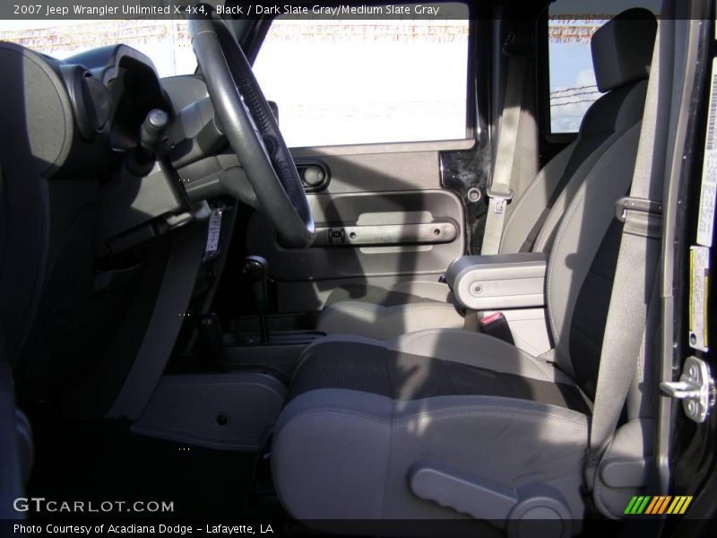 Black / Dark Slate Gray/Medium Slate Gray 2007 Jeep Wrangler Unlimited X 4x4