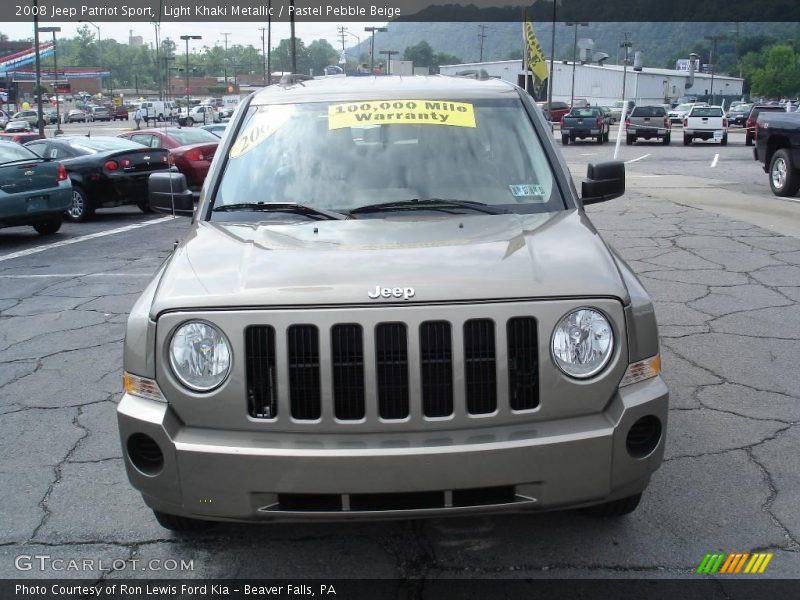 Light Khaki Metallic / Pastel Pebble Beige 2008 Jeep Patriot Sport