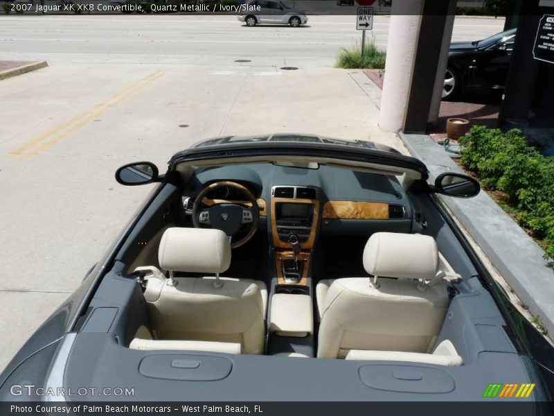 Quartz Metallic / Ivory/Slate 2007 Jaguar XK XK8 Convertible