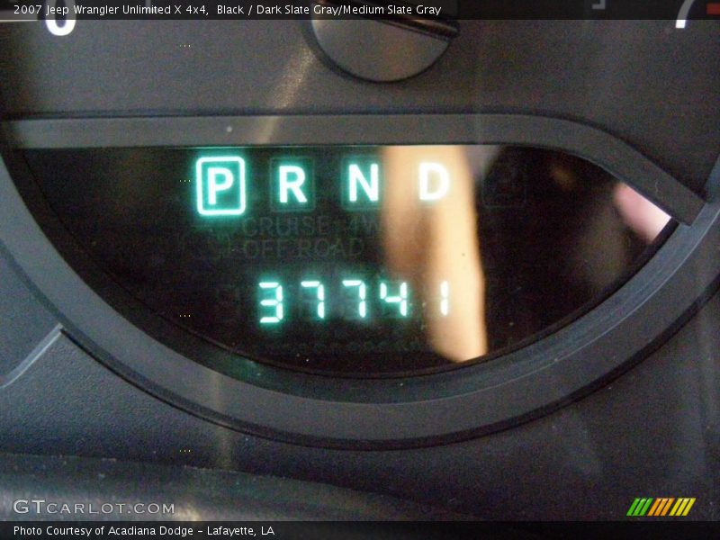 Black / Dark Slate Gray/Medium Slate Gray 2007 Jeep Wrangler Unlimited X 4x4