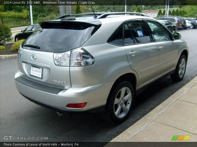 Millinnium Silver Metallic / Light Gray 2004 Lexus RX 330 AWD