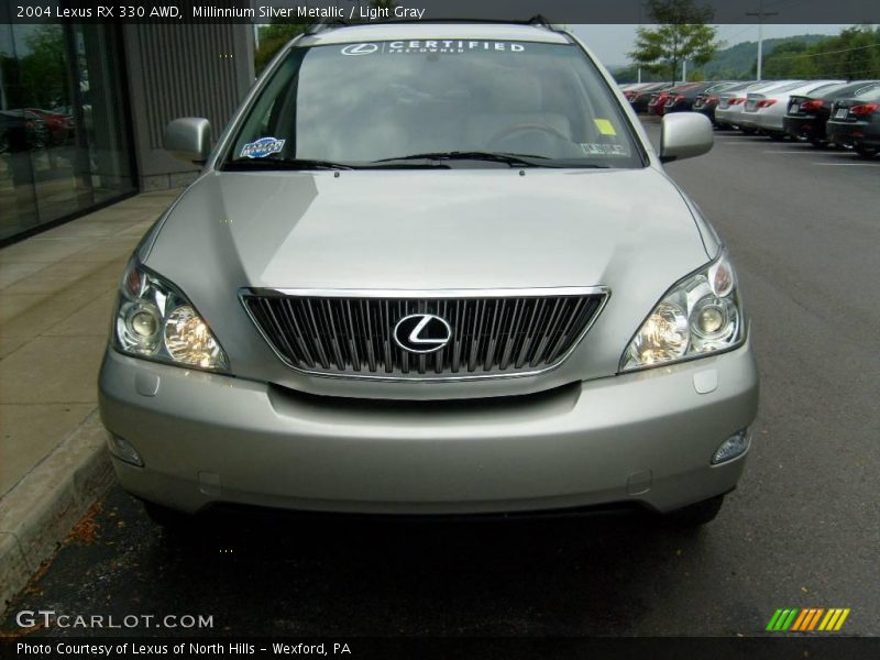 Millinnium Silver Metallic / Light Gray 2004 Lexus RX 330 AWD